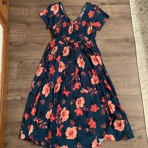 Torrid Floral Midi Dress 00